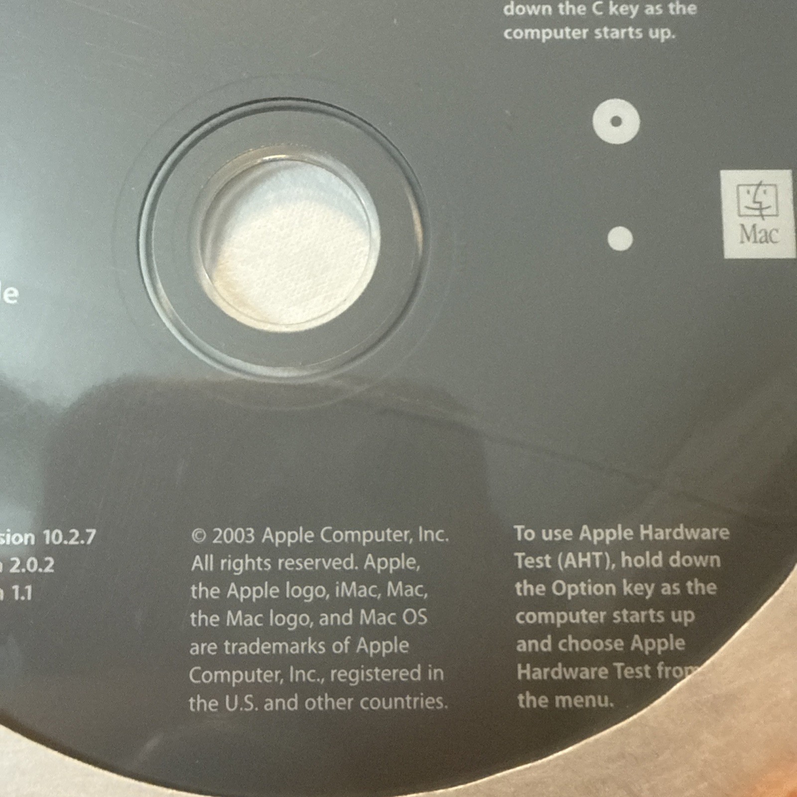 2003 iMac Software Install And Repair Disc New In Sleeve Mac iOS 10.2.7 691-4660