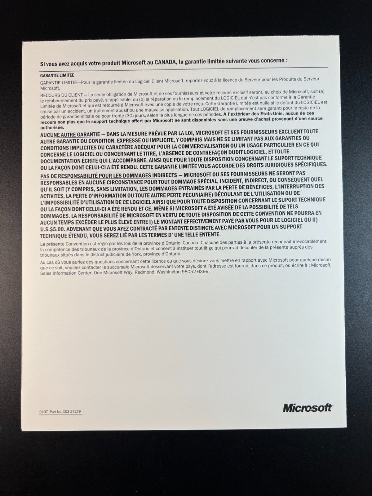 Microsoft Windows NT Server 4.0 CAL 1 Client Access License