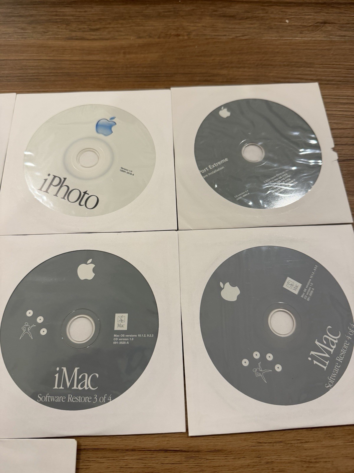Apple iMac OS X Install Disks 10.1.2 + Applications + iMac Software Restore