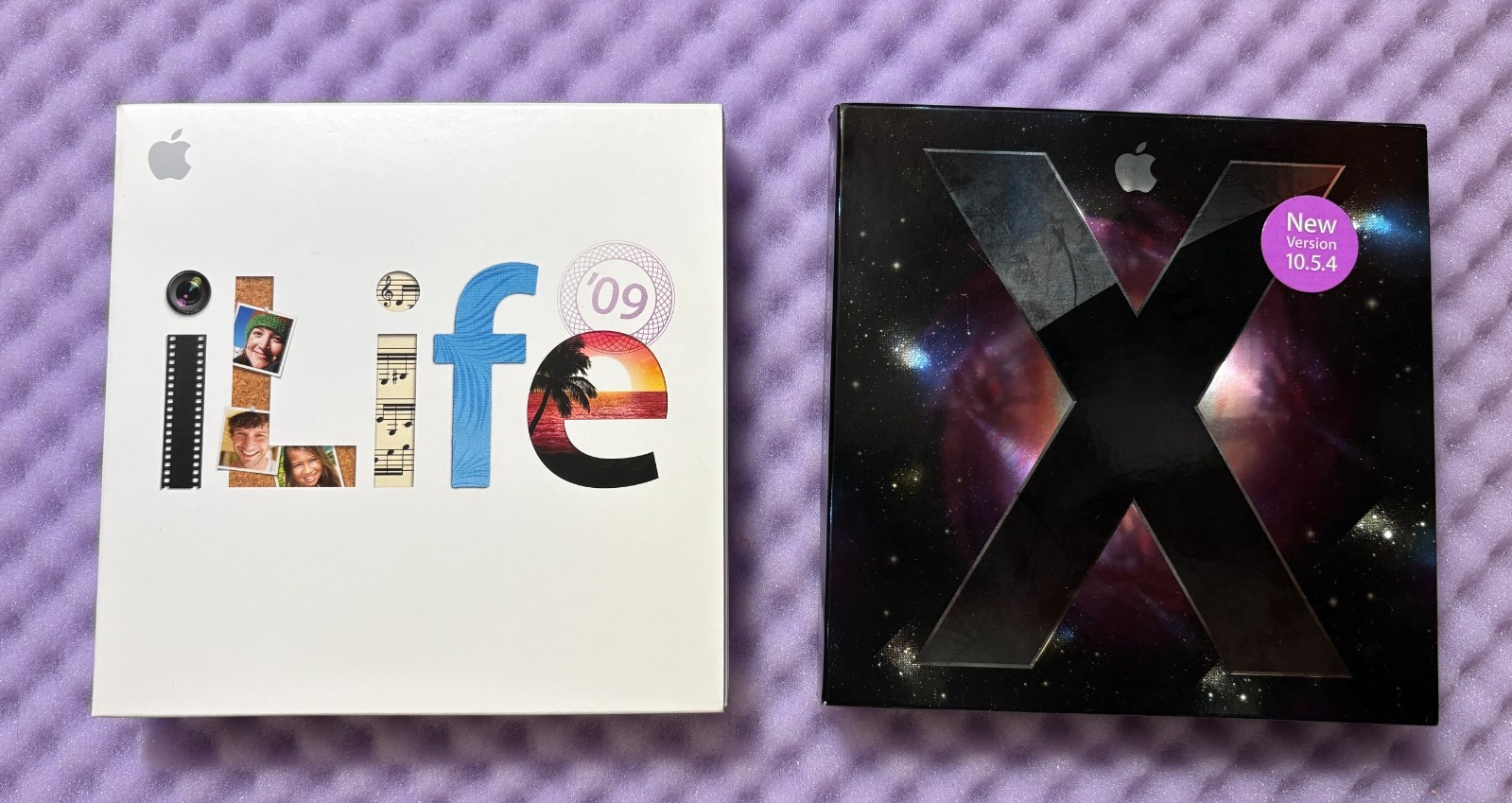 Retro Mac Upgrade: MacOS X Leopard & iLife’09 (RETAIL, Original Box)