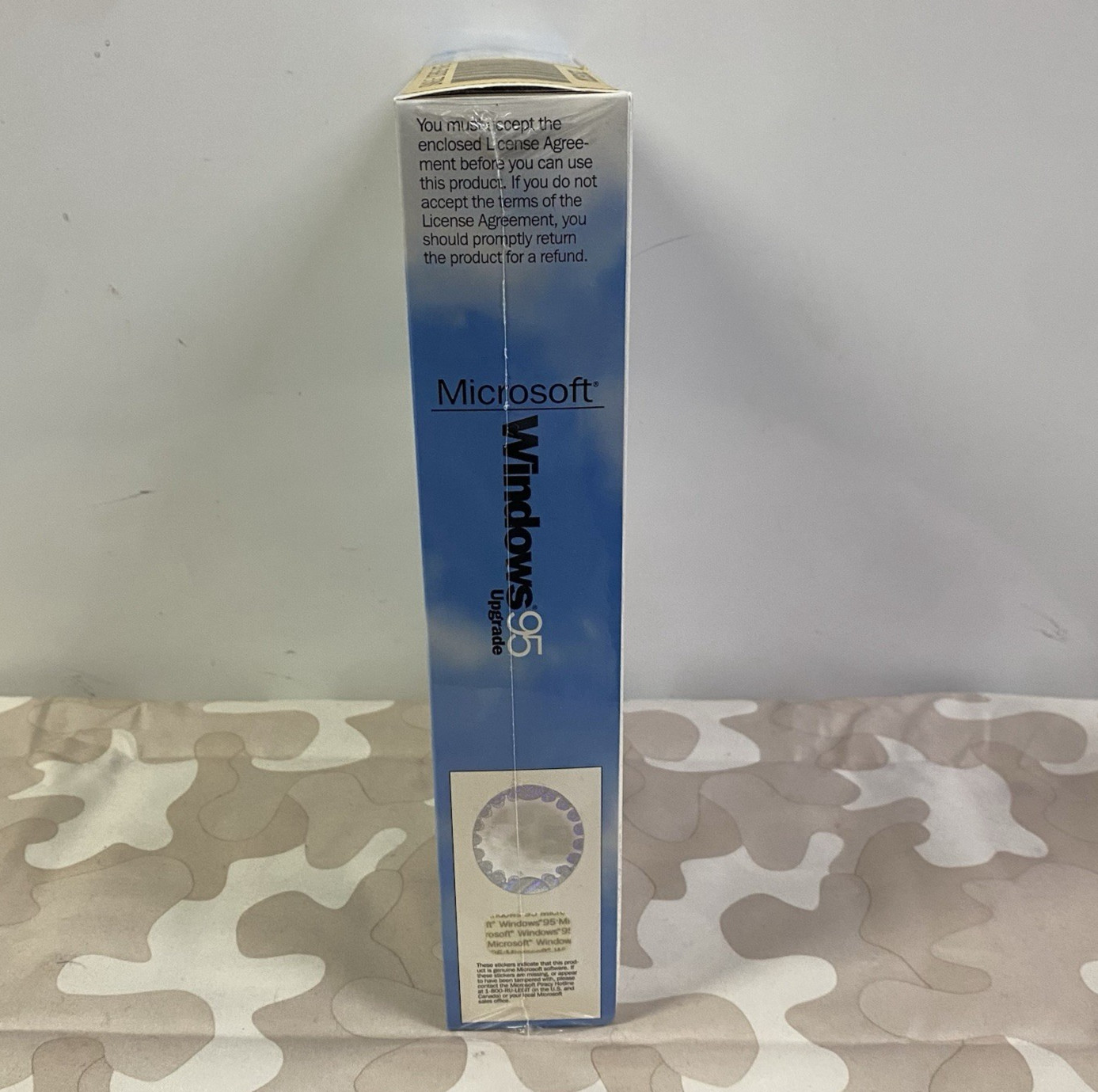 Microsoft Windows 95 Upgrade 3.5 Floppy SEALED Promo Sample Vintage 1995 Sealed