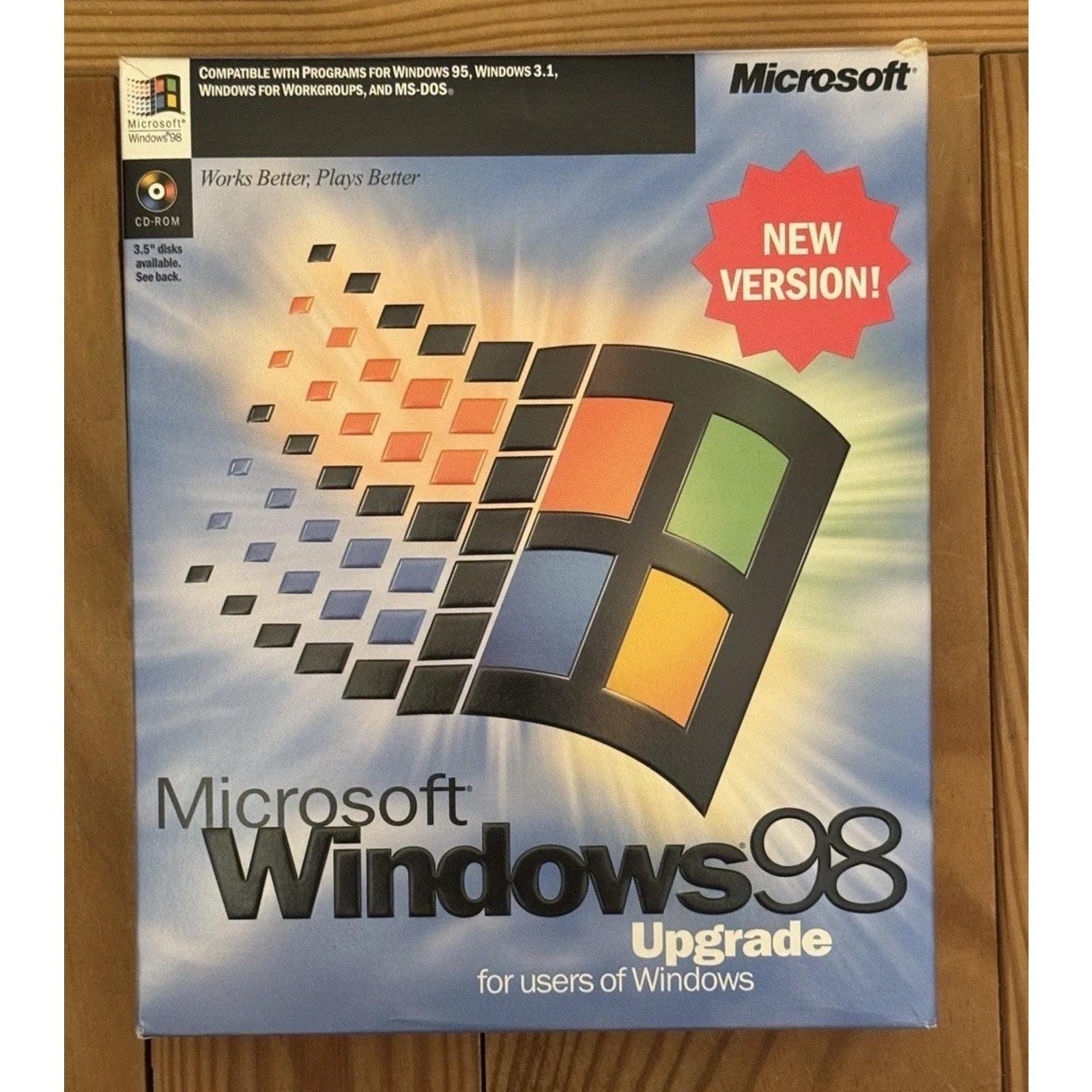 Microsoft Windows 98 Upgrade New Version 0398 Part X03-30200 – Tested