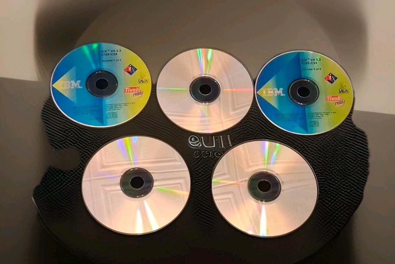 IBM AIX V4 3.2 / 5765-C34 – UNIX Software Vol 1-3 + Base & Ext. Docs CDs 5 Discs