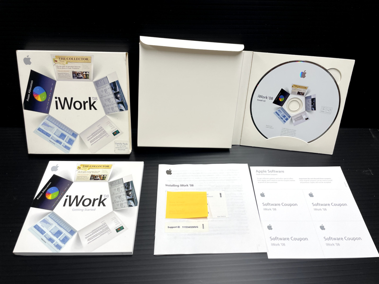 Apple Computer iWork 2008 Great condition with all the box content.