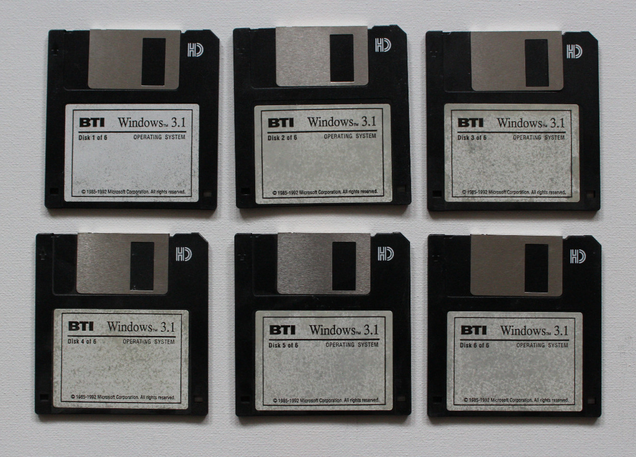 Floppy Disk Lot MS-DOS 5 5.0 6 6.0 Windows 3.1 WordPerfect Drivers Installation