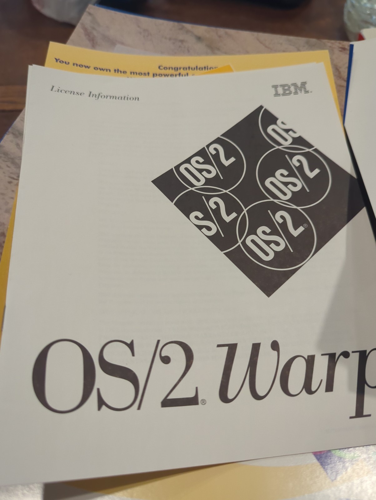 OS/2 Warp V3 + BonusPak – Red Spine Box – 3.5” Floppy Disks