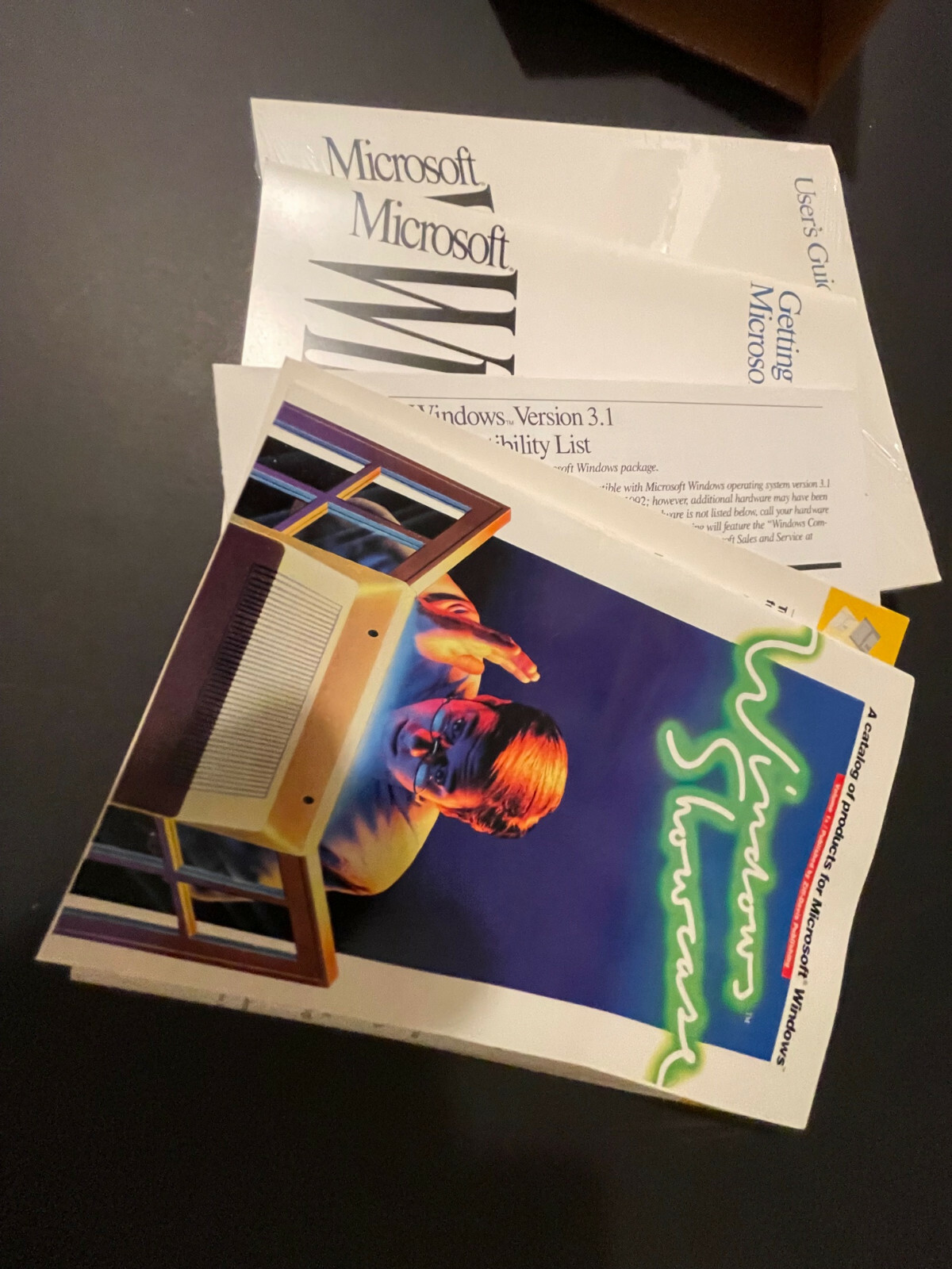MICROSOFT WINDOWS V3.10 MANUAL 5.25″ DISKETTES COLLECTIBLE 050-030-620 LAST ONE