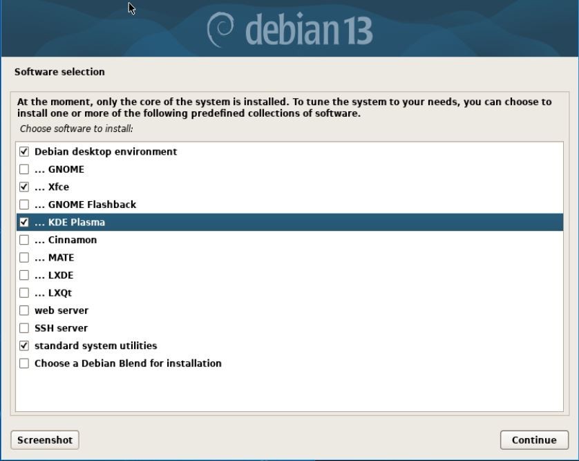 Debian 13 Bootable Live USB Installer UEFI/Legacy PC – SERVER – INTEL MAC