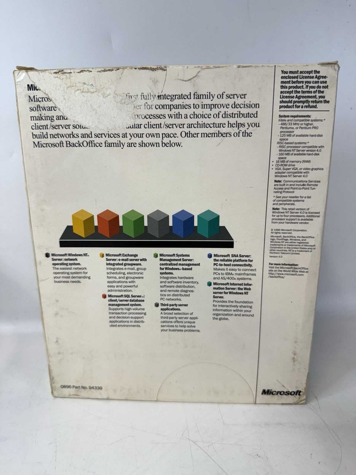 Microsoft Windows 95 NT Workstation 4.0 CD Full Version w Key Software