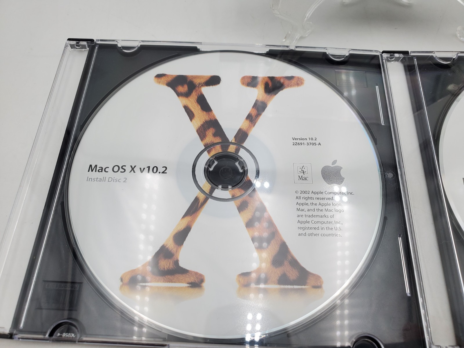 Apple Mac OS X v10.2 Upgrade Install Disc, Developer Tools Disc Lot of 3 Disc