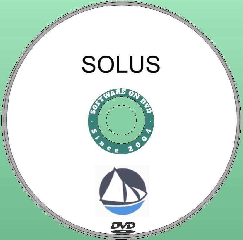 Latest New Release Solus Linux Gnome OS Operating System for PC on DVD