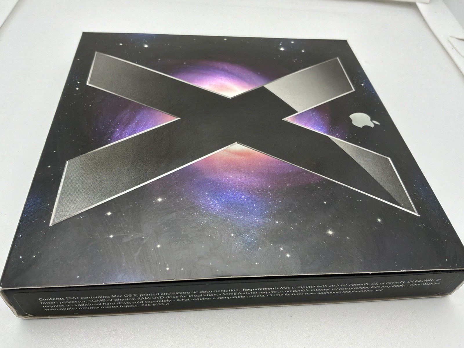 Apple Mac OS X Leopard v10.5.1 Retail Install DVD Original Box Manual Stickers