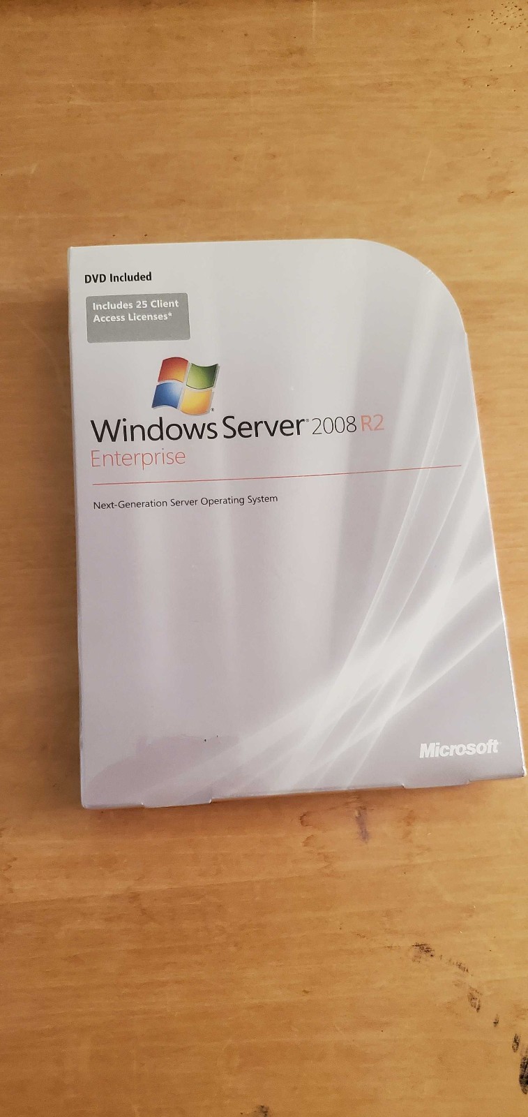 Microsoft Windows Server 2008 R2 Enterprise + 25 CAL – P72-03827 – Sealed Retail