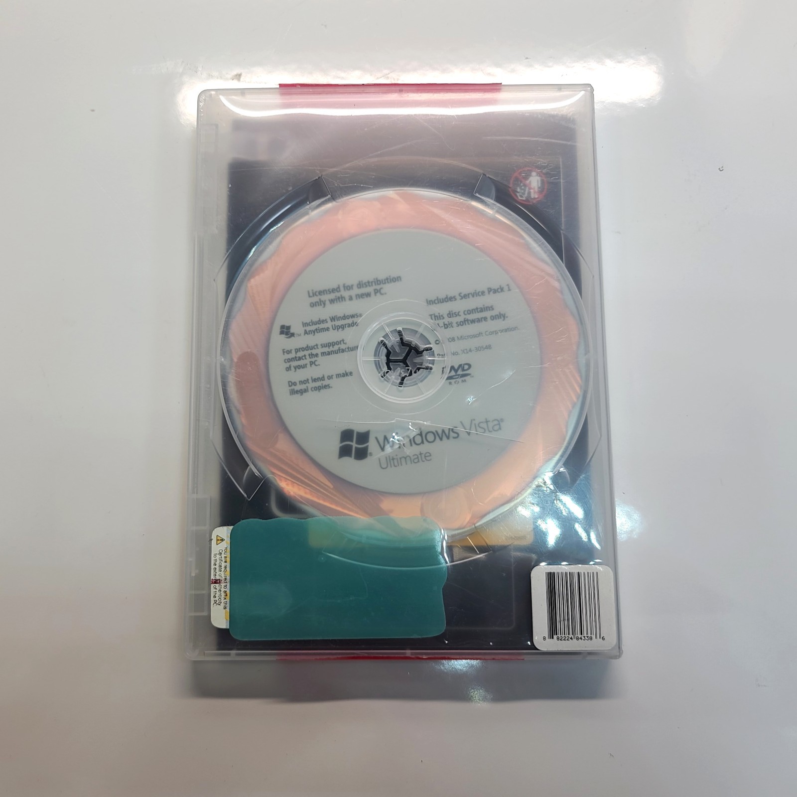 Microsoft Windows Vista Ultimate SP1 64-bit OEM Software Sealed