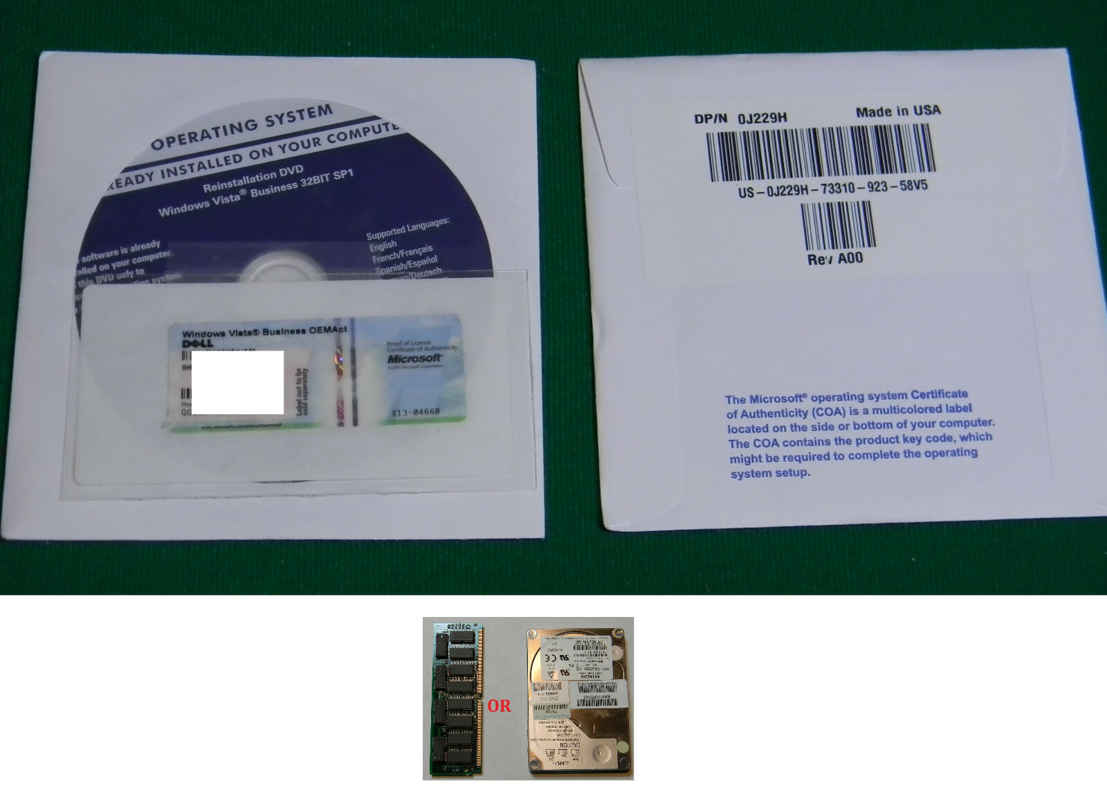 NEW SEALED Windows Vista Business x32 Full 5 x Multilanguage Version SP1 + KEY