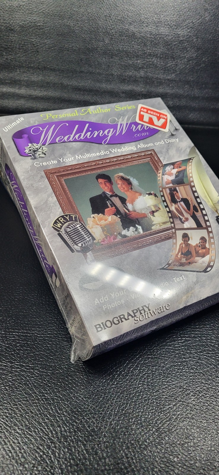 Vintage PC Software .com FISHING & WEDDING Big Box Complete Set CD Manuals WIN95
