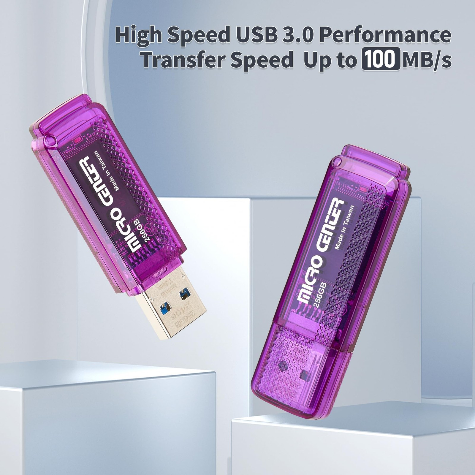 INLAND Micro Center Super Speed 256GB 2-Pack Ultra Flash Drive USB 3.0/USB3.1…