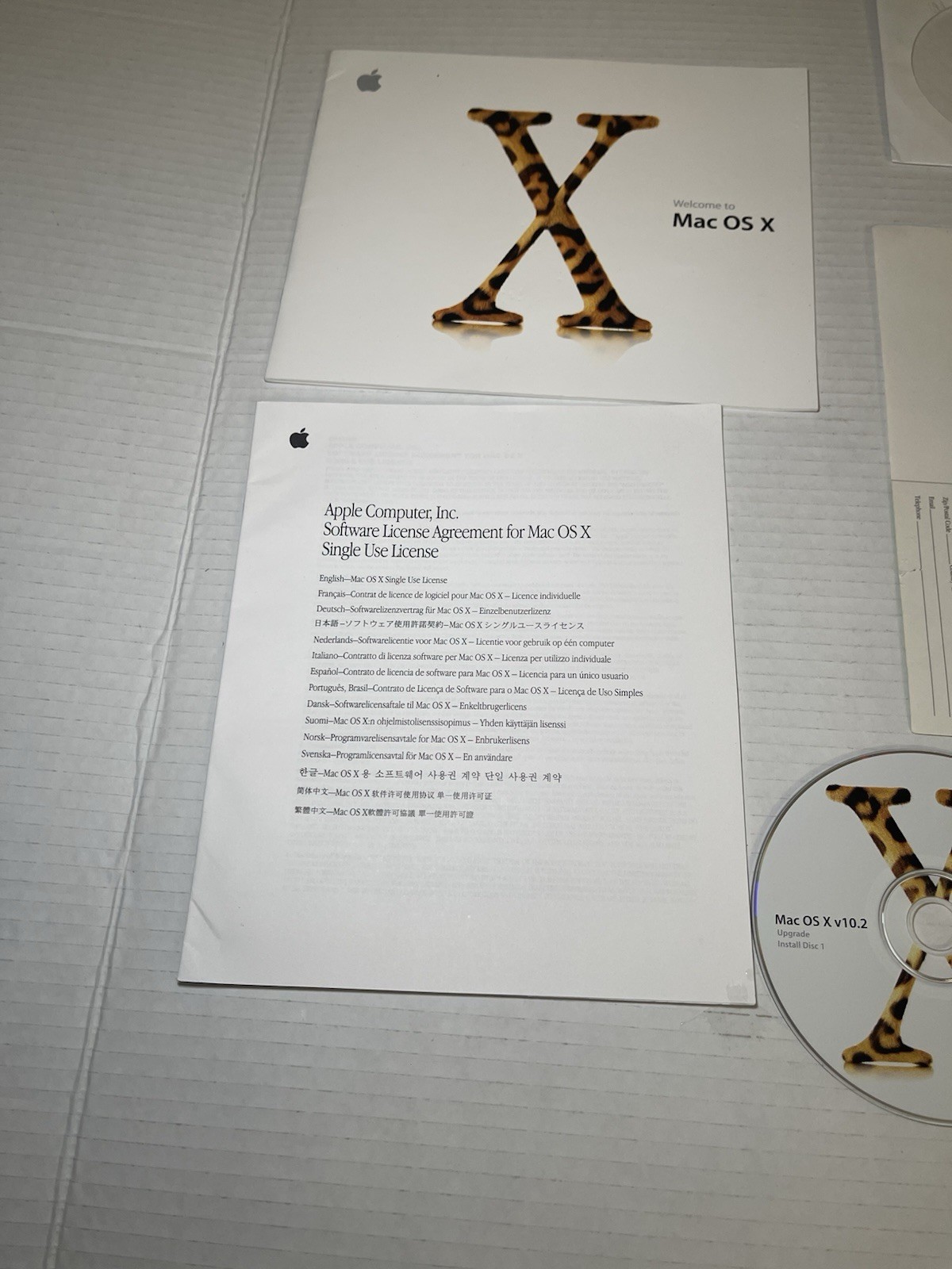 Apple Mac OS X v10.2 Upgrade Install, Developer Tools and Info Guide