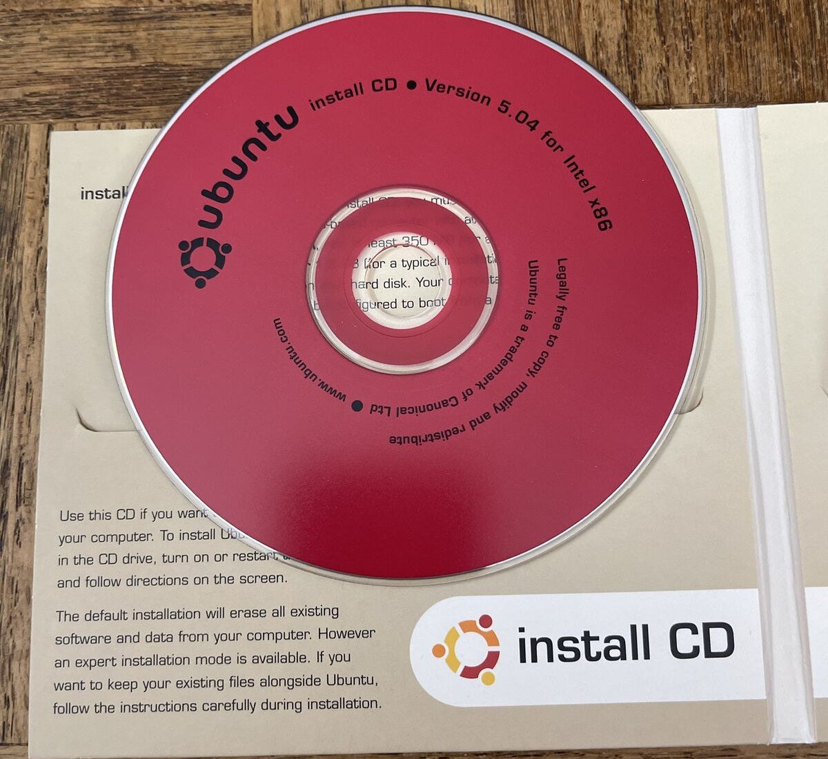 Ubuntu Linux Version 5.04 Intel X86 Software