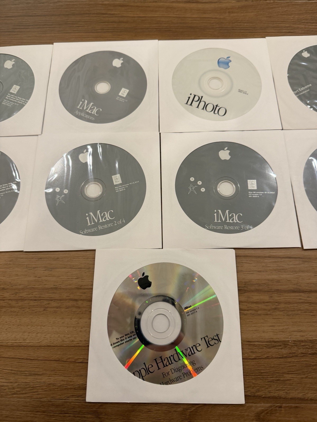 Apple iMac OS X Install Disks 10.1.2 + Applications + iMac Software Restore