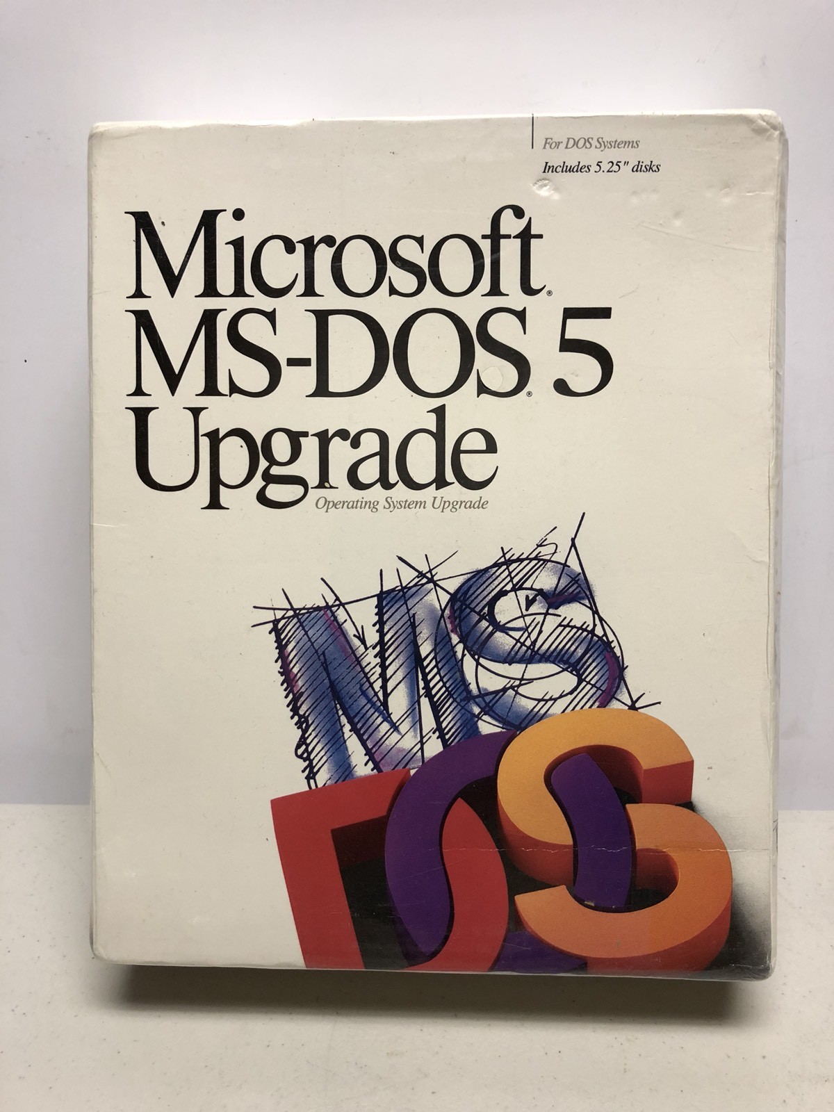 Microsoft MS-DOS 5 Upgrade PC 5.25″ Floppy Factory Sealed Software
