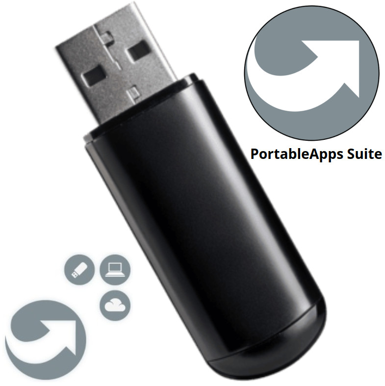 PortableApps Suite USB Flash Drive High Speed Latest Version Desktop Laptop PC