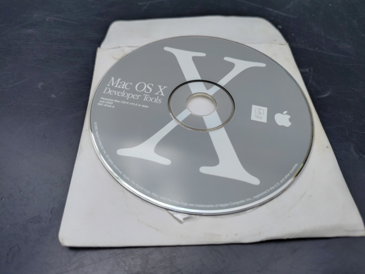 2002 Apple MAC OS X Developer Tools Disc.