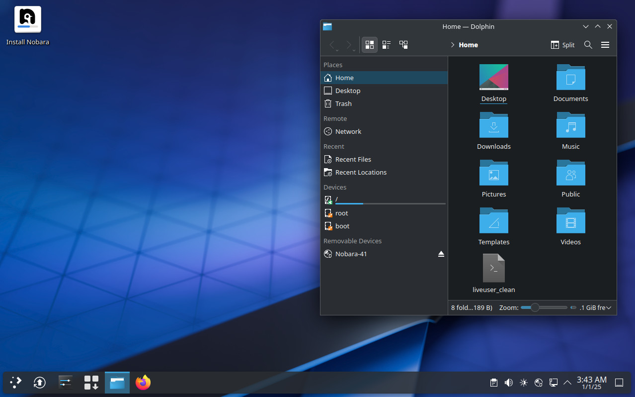 NOBARA LINUX OS – DVD/USB Flash Drive – KDE, GNOME, NVIDIA, STEAM HANDHELD, HTPC
