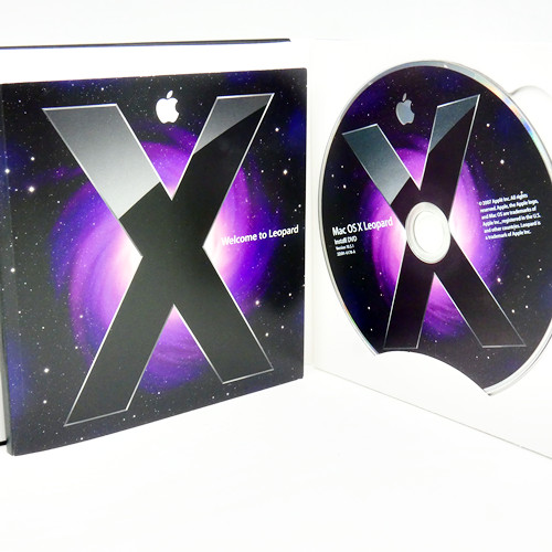 Apple Mac OS X Version 10.5 Leopard Family Pack MB428Z/A w/ Manual & Stickers Ex