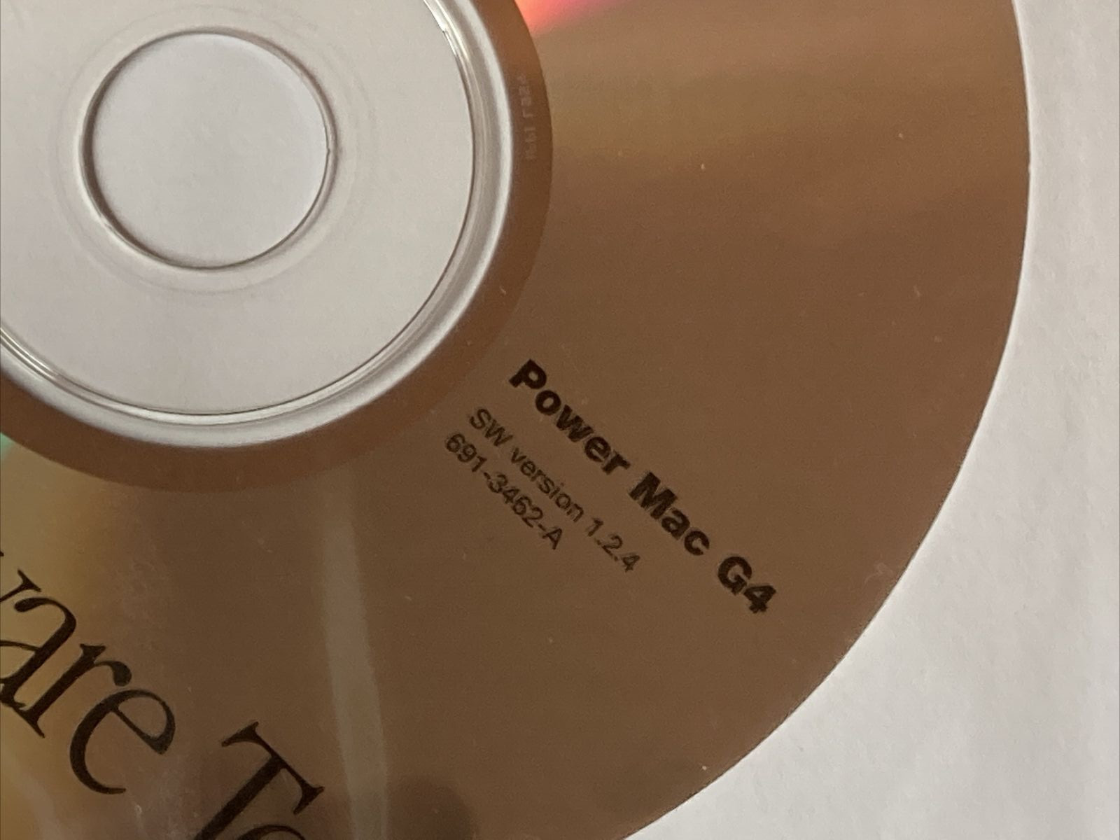Apple Hardware Test CD Disc for Power Mac G4 SW Version 1.2.4