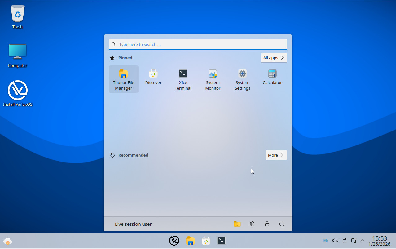 VailuxOS is a Debian-based Linux operating system on DVD or USB Flash Drive
