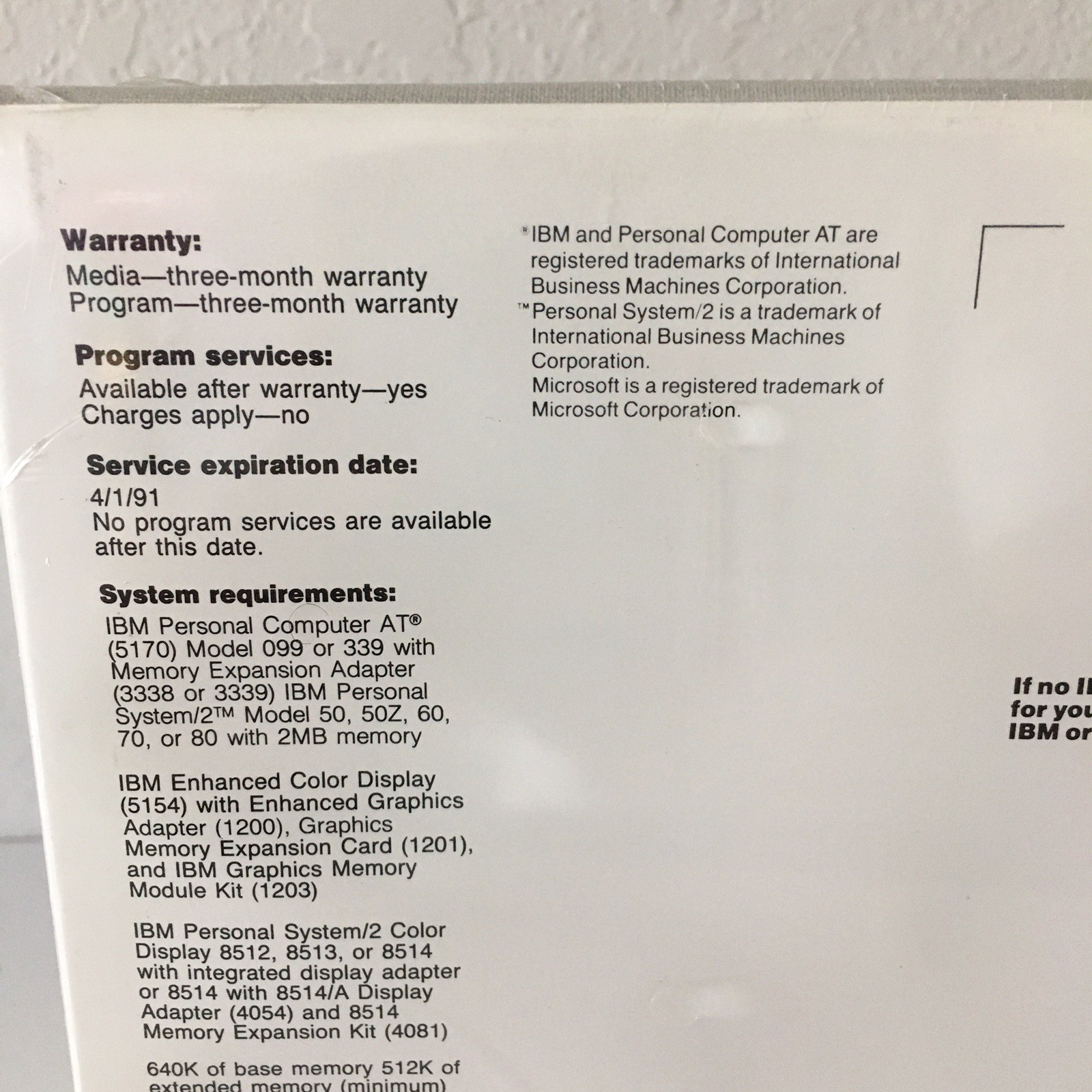 Vintage 1988 IBM DisplayGraphics Software – Six 1.44MB 3.5″ Diskettes