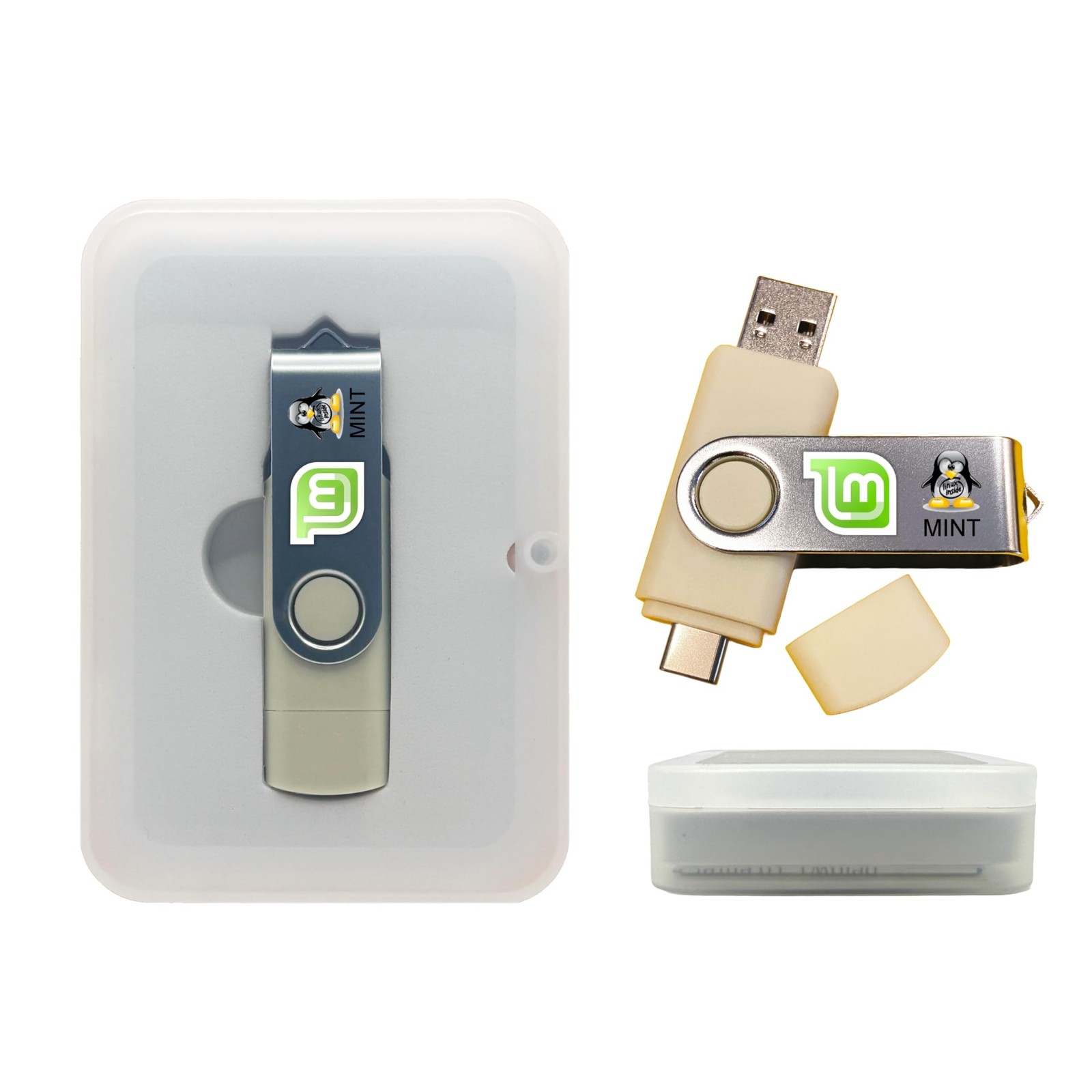 Linux Mint Cinnamon Bootable USB Flash Drive for PC – Install or Run Live