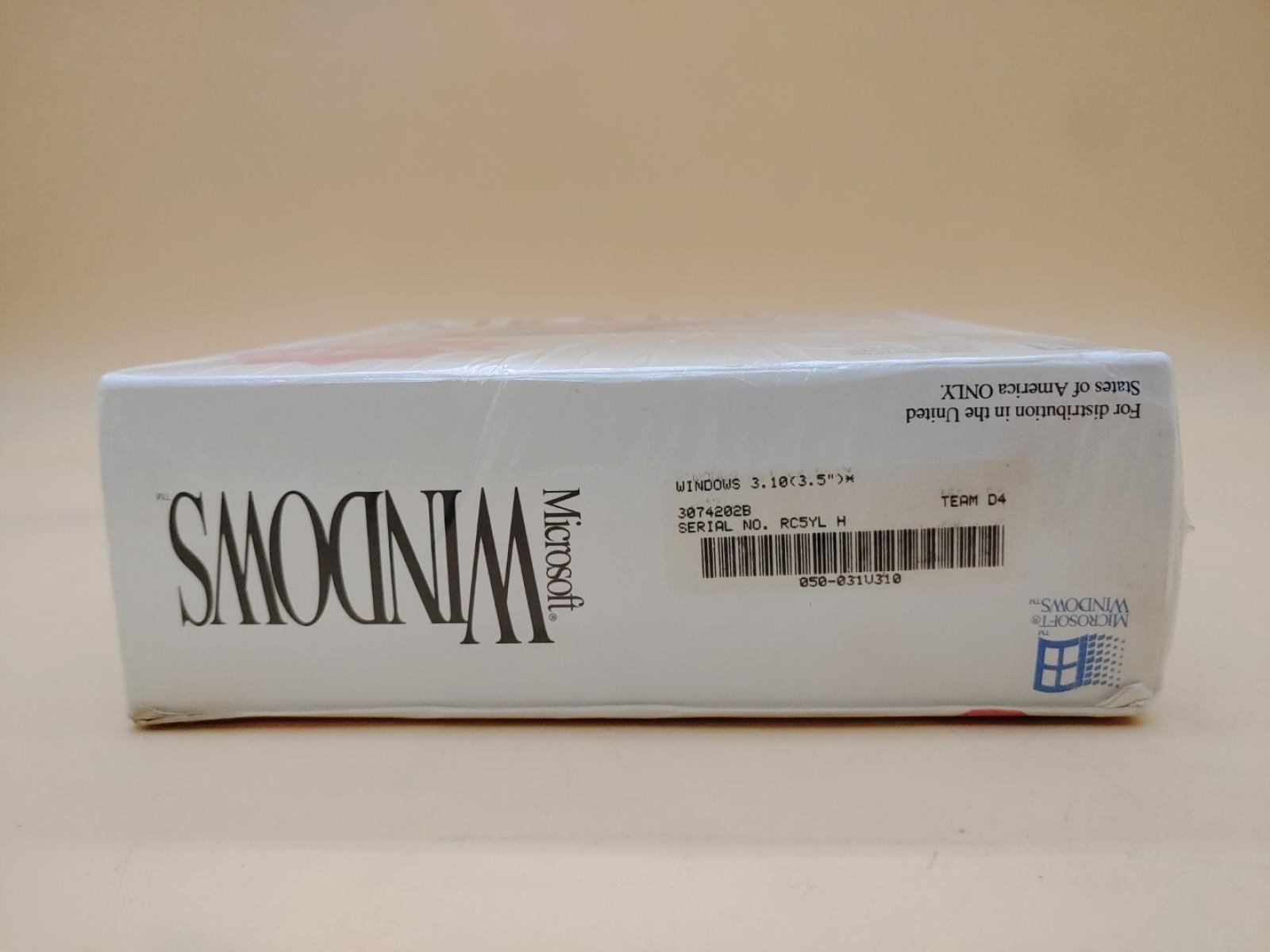 Microsoft Windows 3.1 Retail Box Floppy 3.5″ **SEALED**