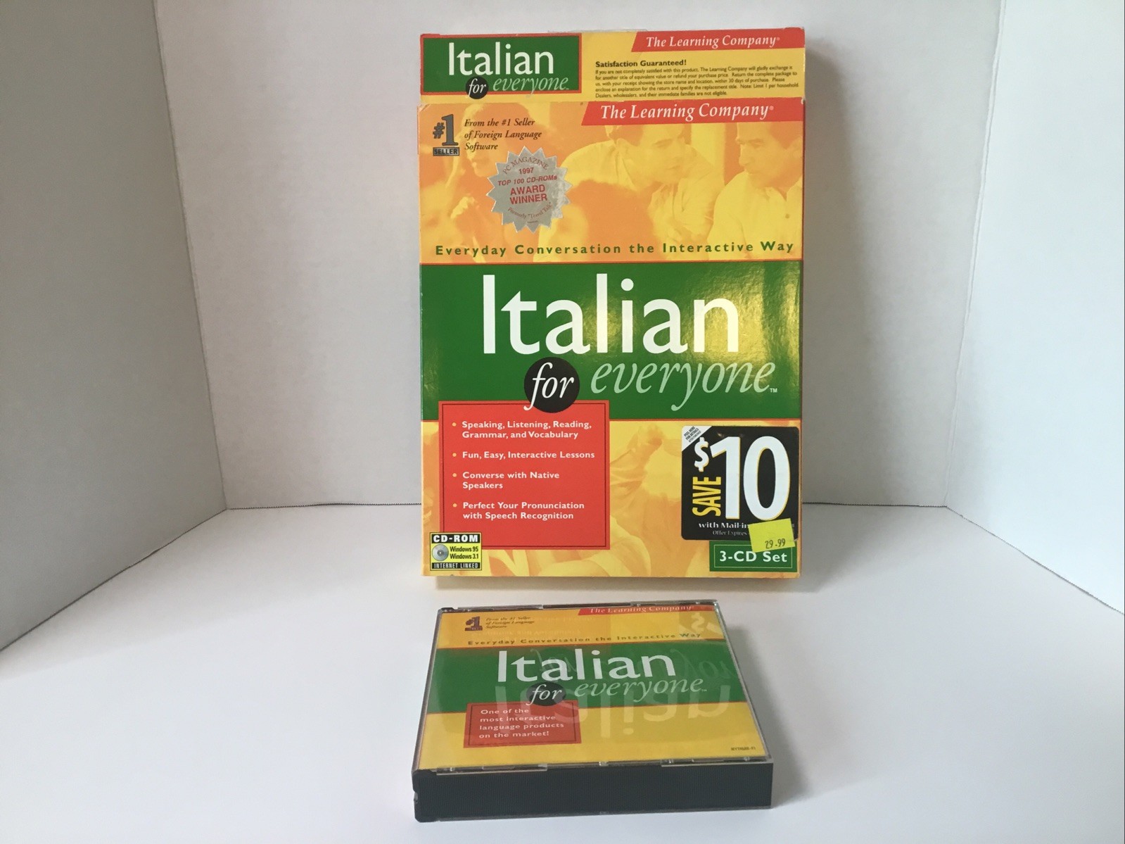VTG Windows 95 Italian For Every One CD-ROM .