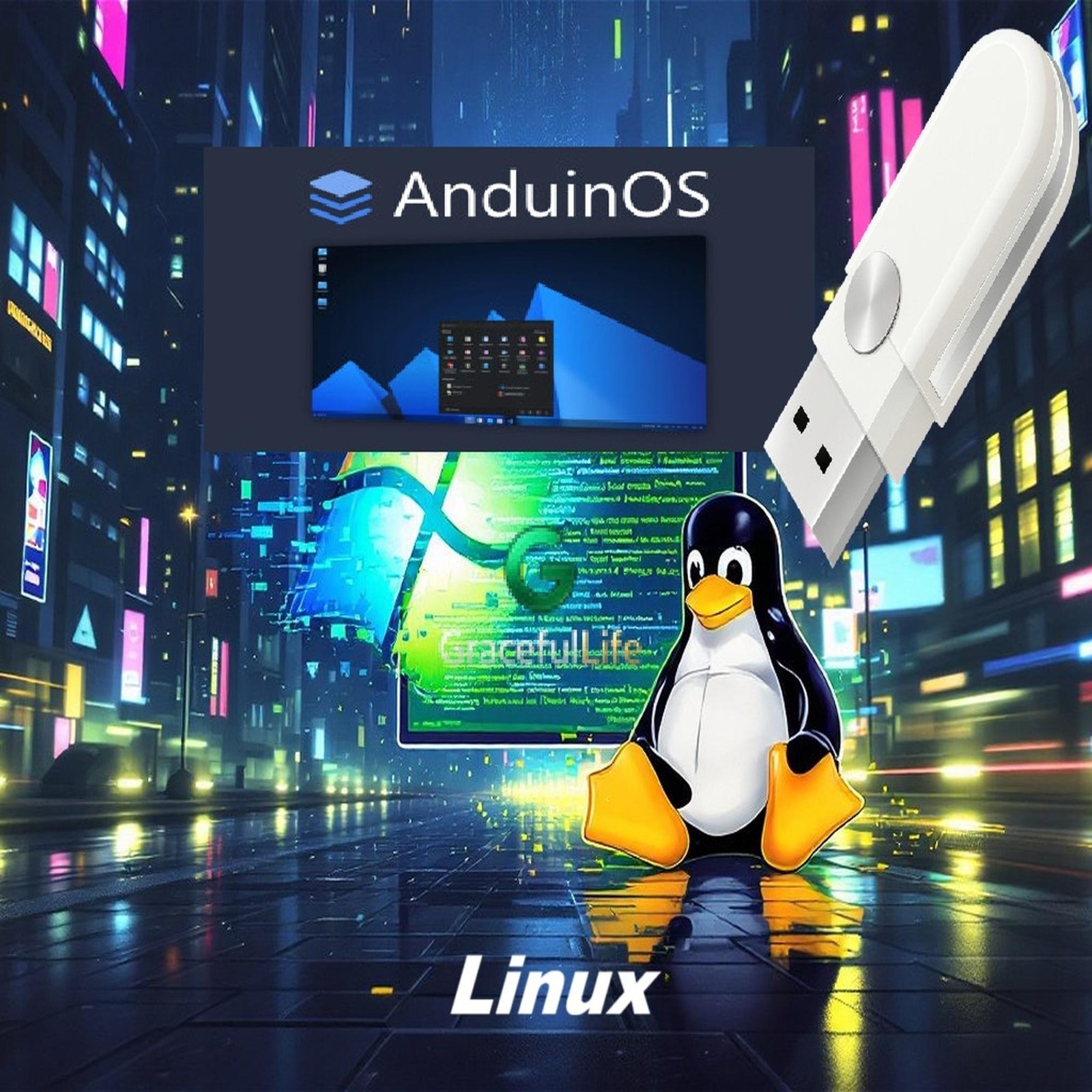 AnduinOS Linux 64-Bit Live Install Bootable OS Software 10-16-2025 edition