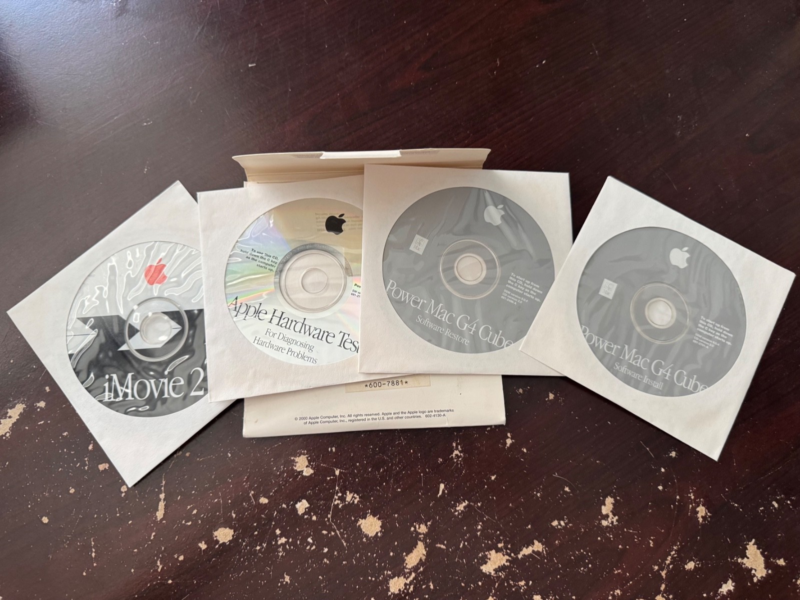 Power Mac G4 Cube Disks – Software Install & Restore, Diagnostics, iMovie 2
