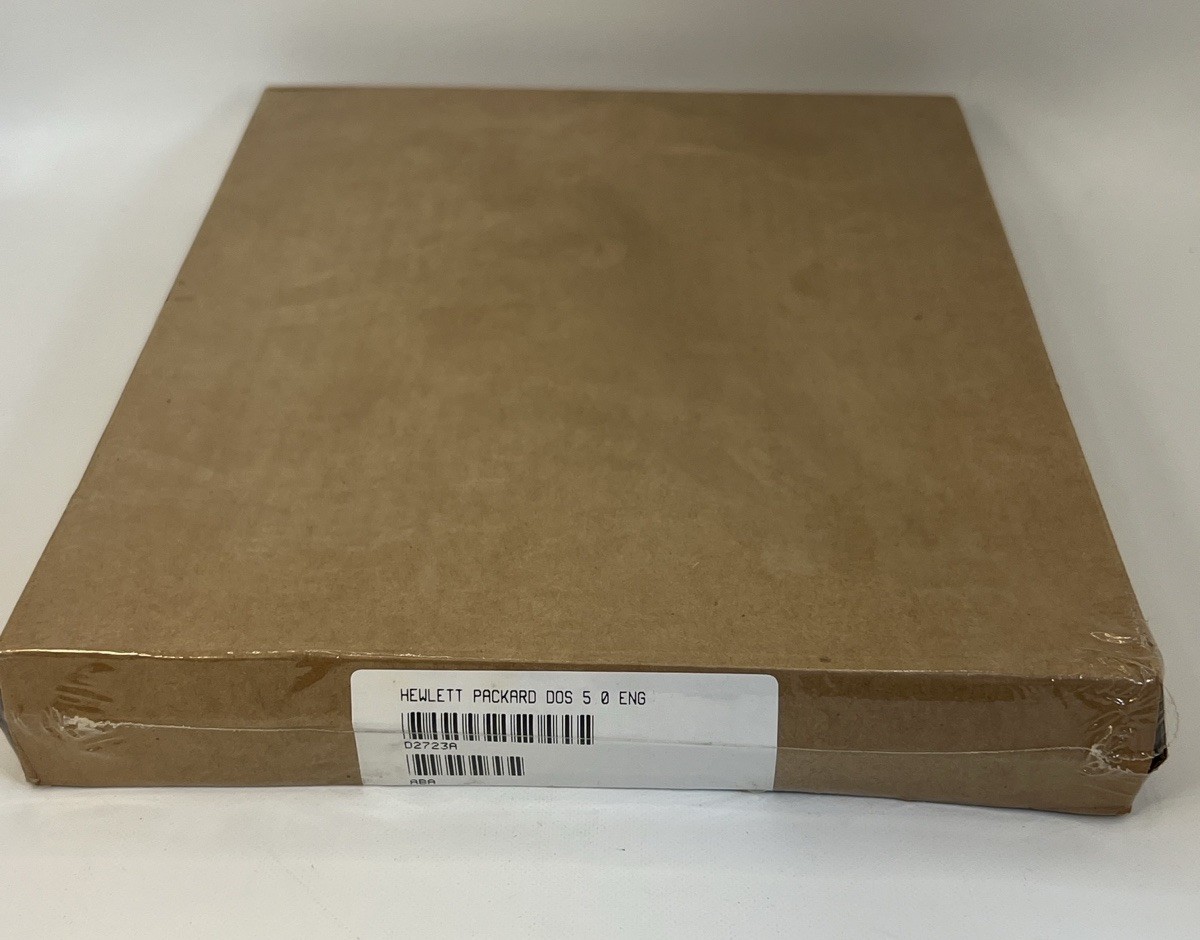 HP DOS 5.0 ENG D2723A Factory Sealed OEM Software 5.25” 1.2MB Media Vintage