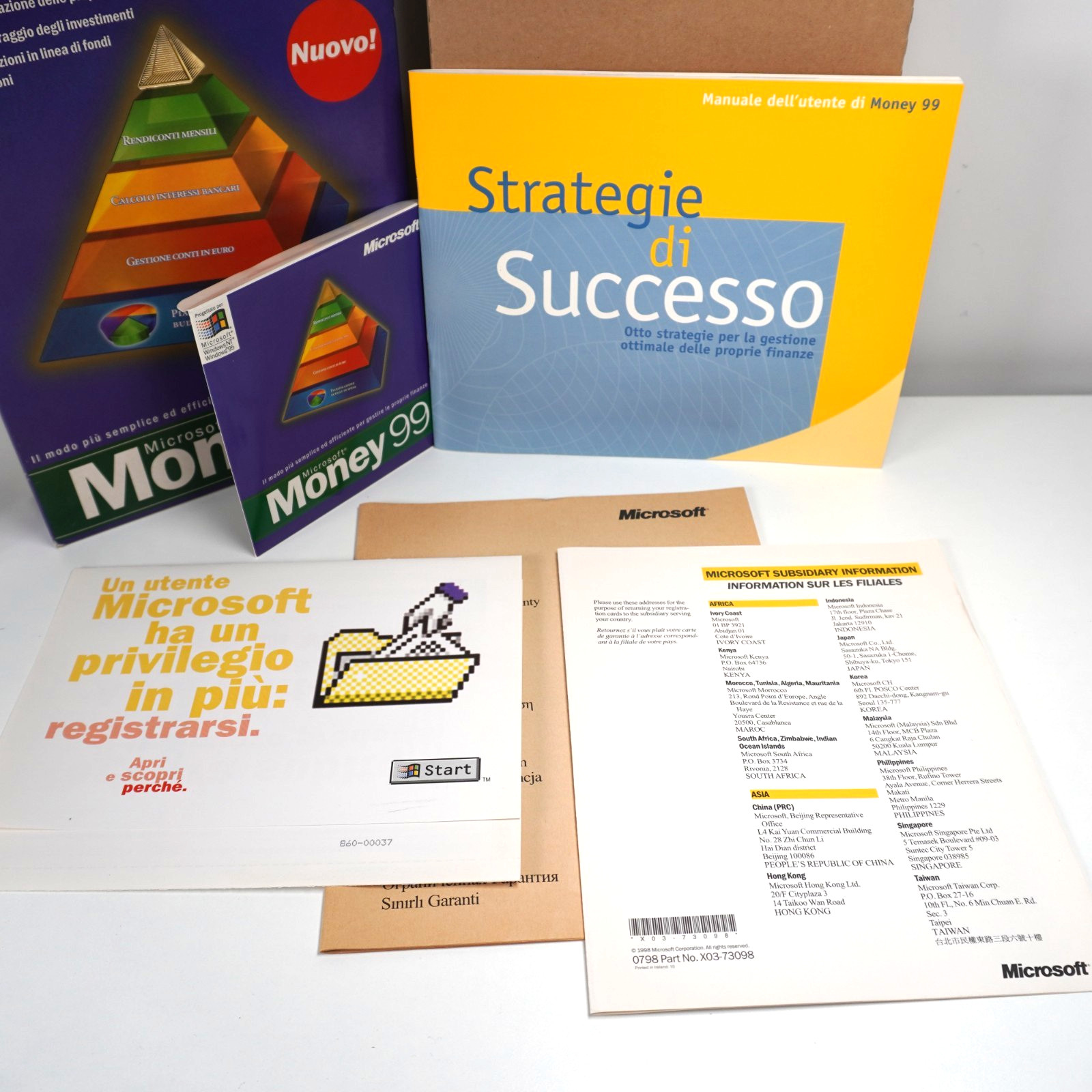 Microsoft Money 99 Windows CD-ROM – For Windows 95 / NT – Complete Box