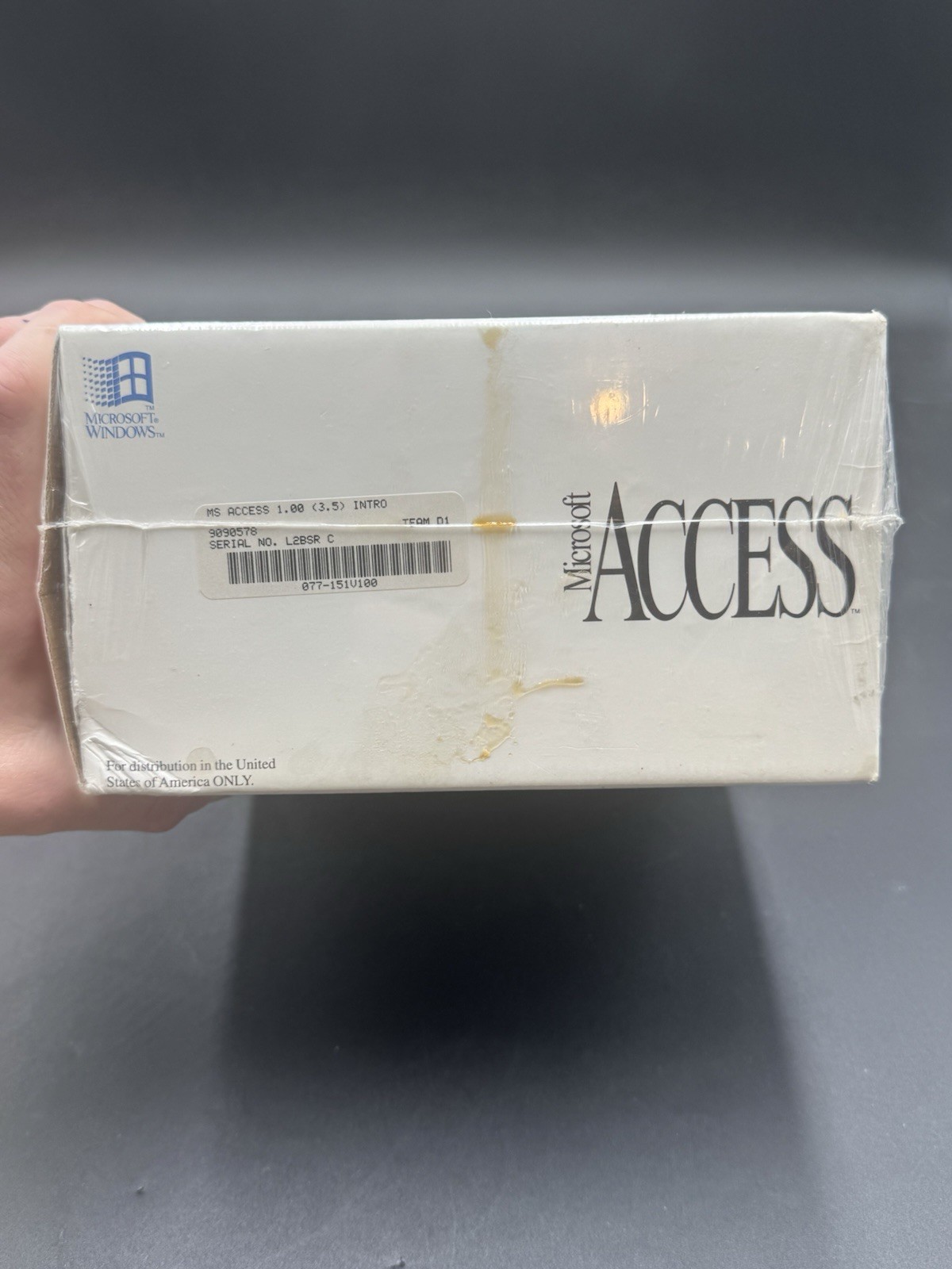 Vintage Microsoft Access Windows Database Software Sealed Retail Box 3.5” Disks