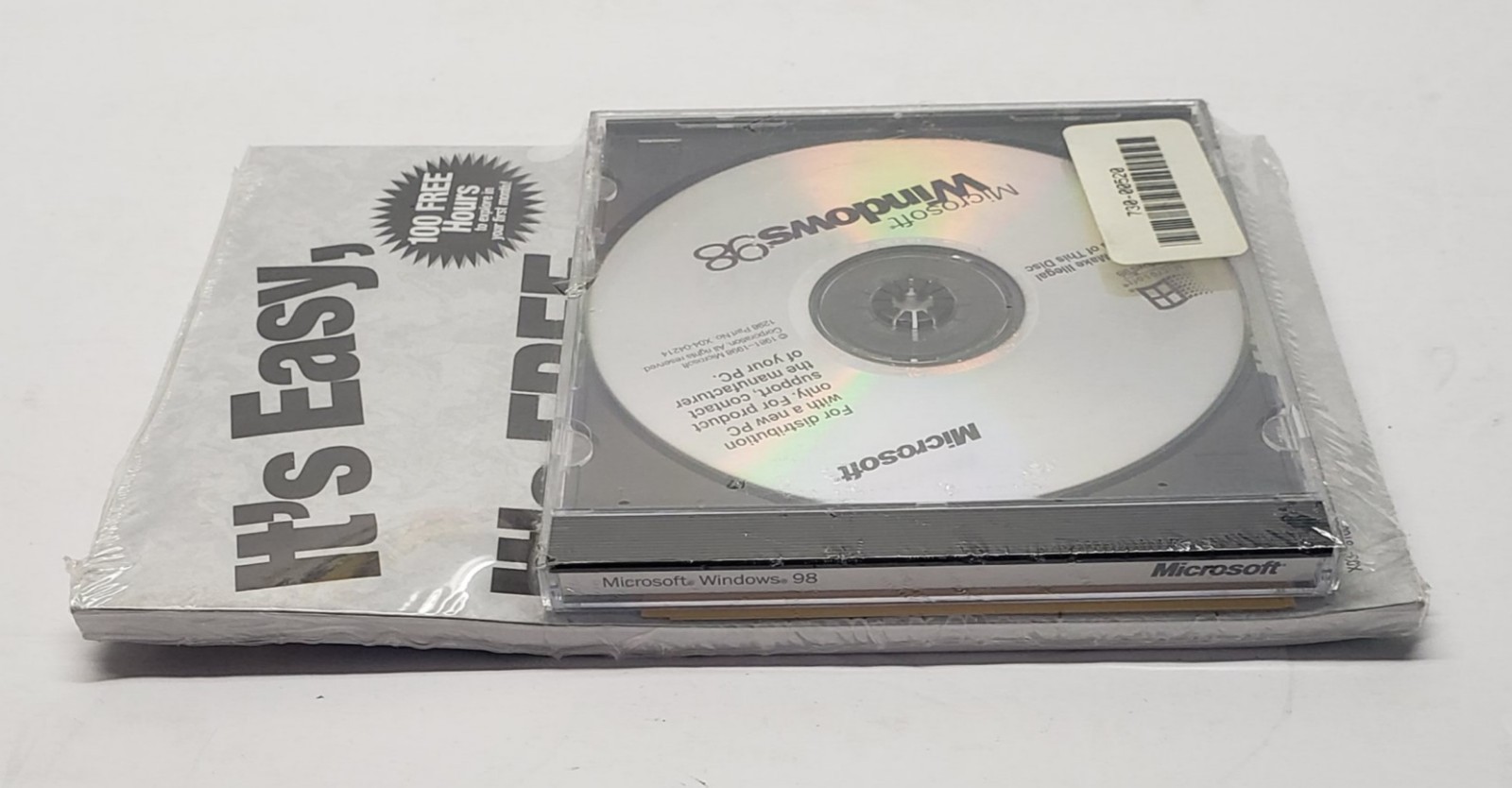 Microsoft Windows 98 Edition CD, Manual SEALED