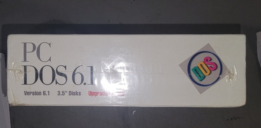 IBM PC DOS 6.1 Upgrade Edition 3.5 floppy disks ~ 1993 – NIB~ Retail Version!