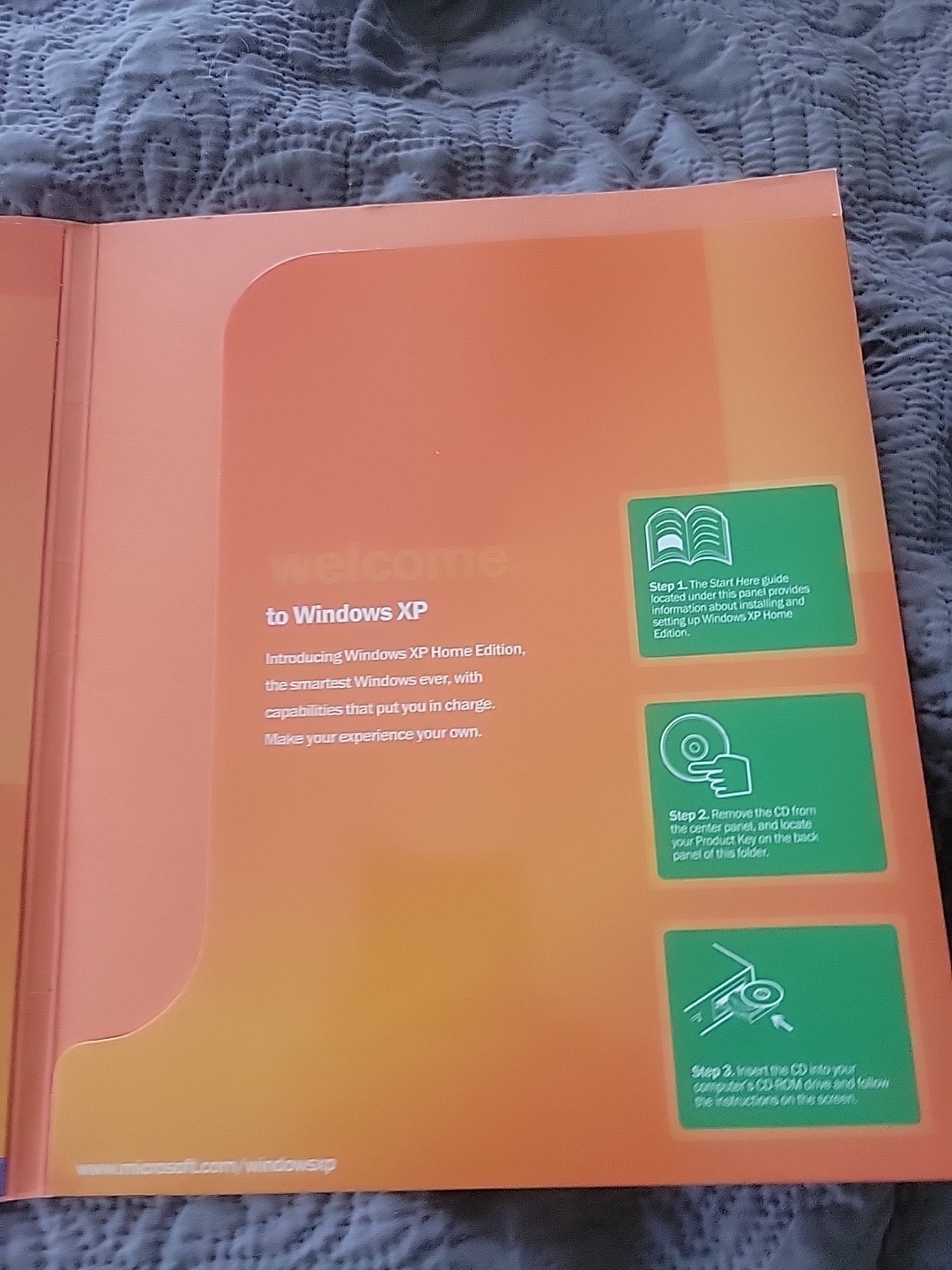 Microsoft Windows XP Home Edition Upgrade Version 2002 w Key USED