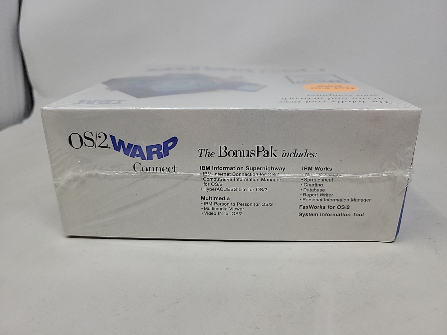 *NEW SEALED* IBM OS/2 Warp Connect Version 3 CD-Rom Vintage Computer Software