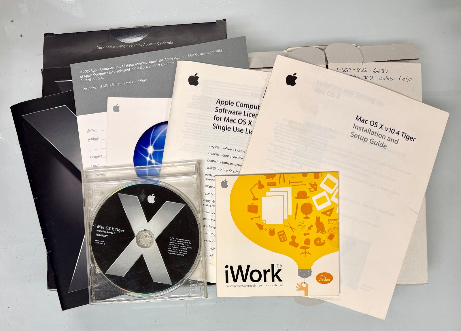 Apple Mac OS X 10.4 Tiger – Full Version for Mac M9639ZA