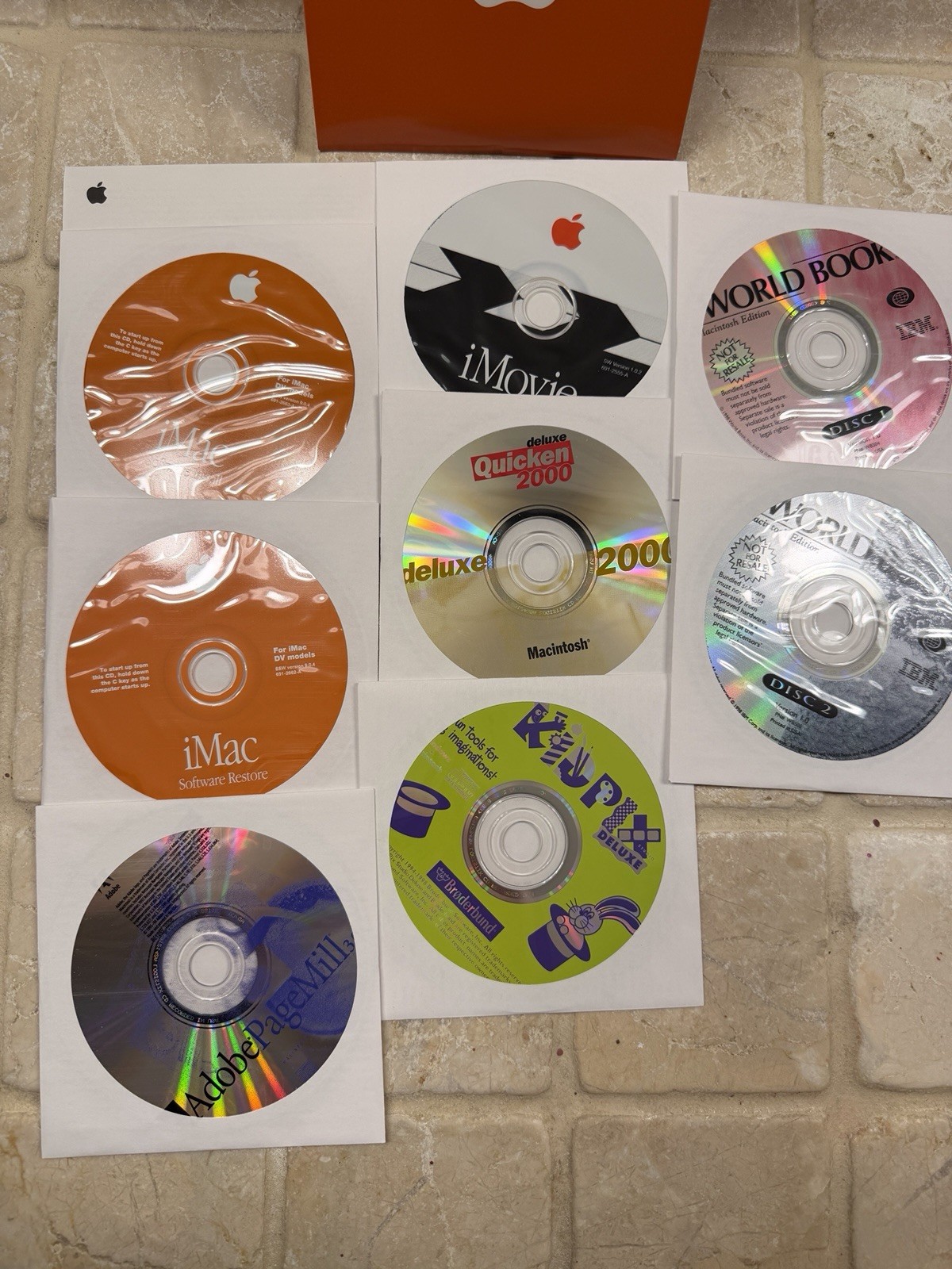 New Apple Mac iMac 1999 Install Software Disks OS 9.0.4 DV Models
