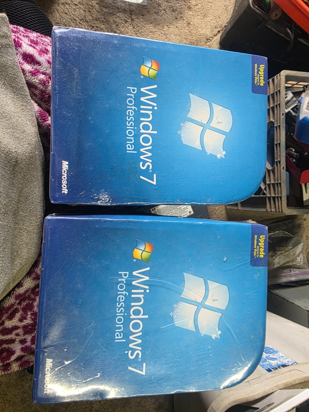 Microsoft Windows 7 Professional 32 and 64 Bit Full Version FQC-00129