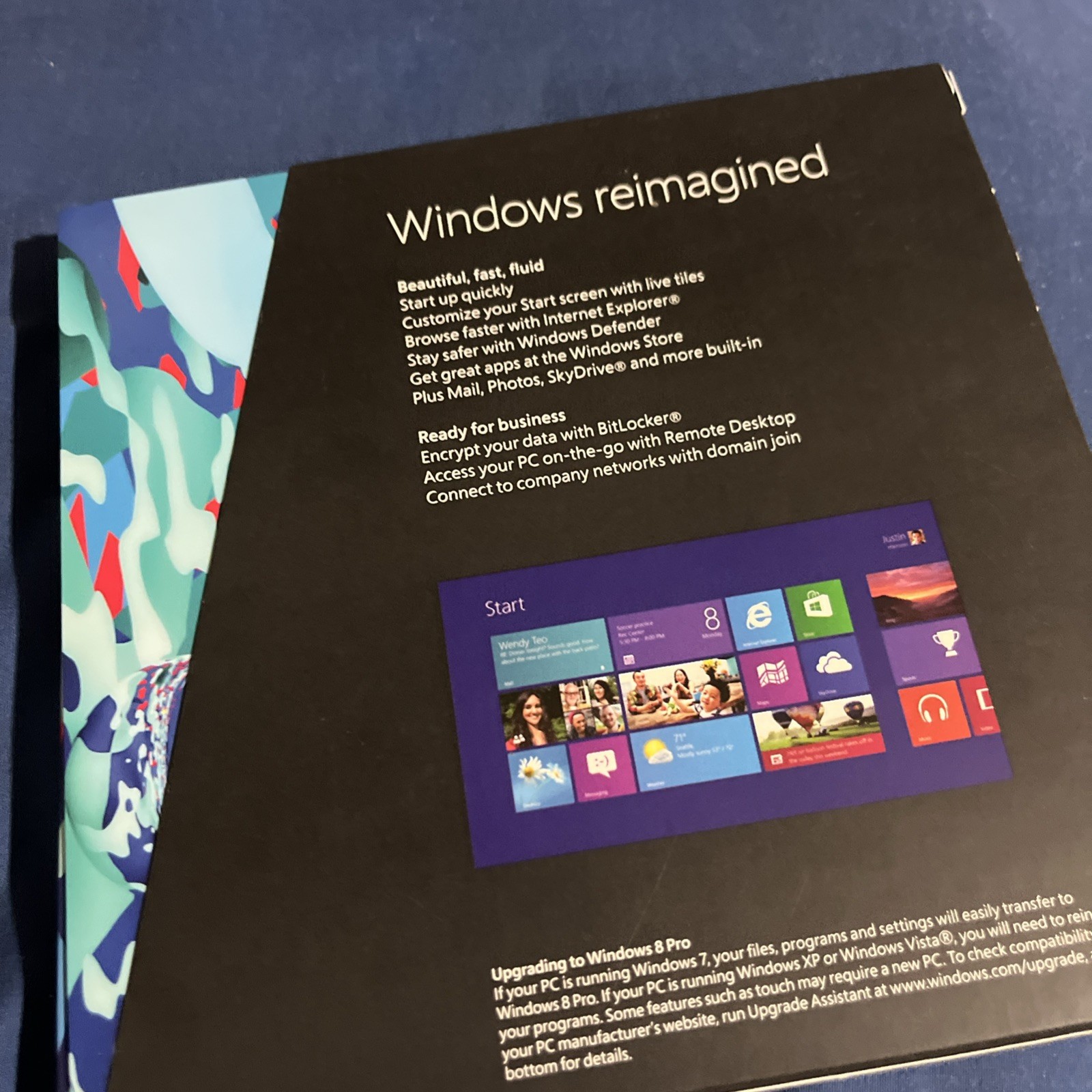 Microsoft Windows 8 Pro Upgrade for PC 32 bit/64 bit – DVD (3UR-00001)