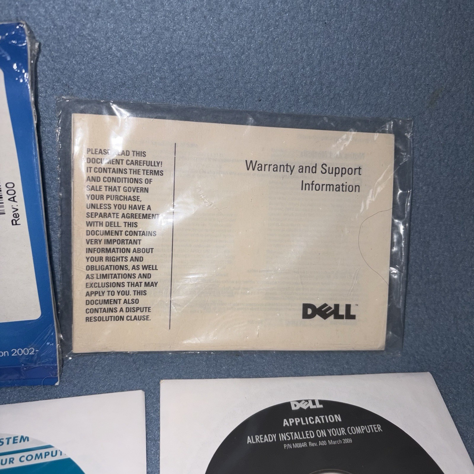 NEW 2002 Dell Reinstallation CD Windows XP Professional Installation Discs Lot