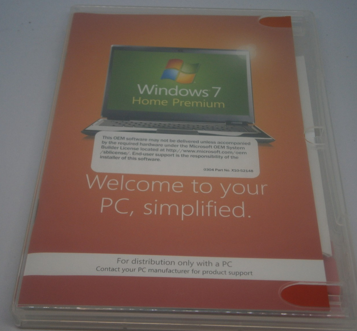 Microsoft Windows 7 Home Premium SP1 64-Bit OEM Operating System – Free Post!!